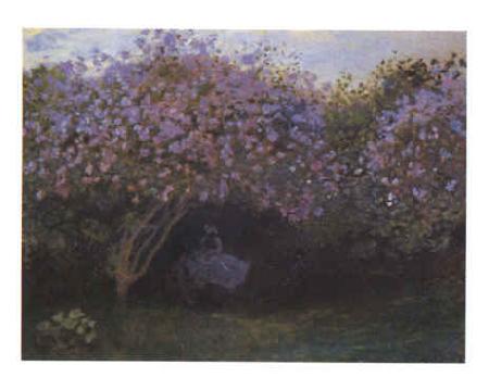 Claude Monet Les Repos Sous Les Lilas oil painting picture
